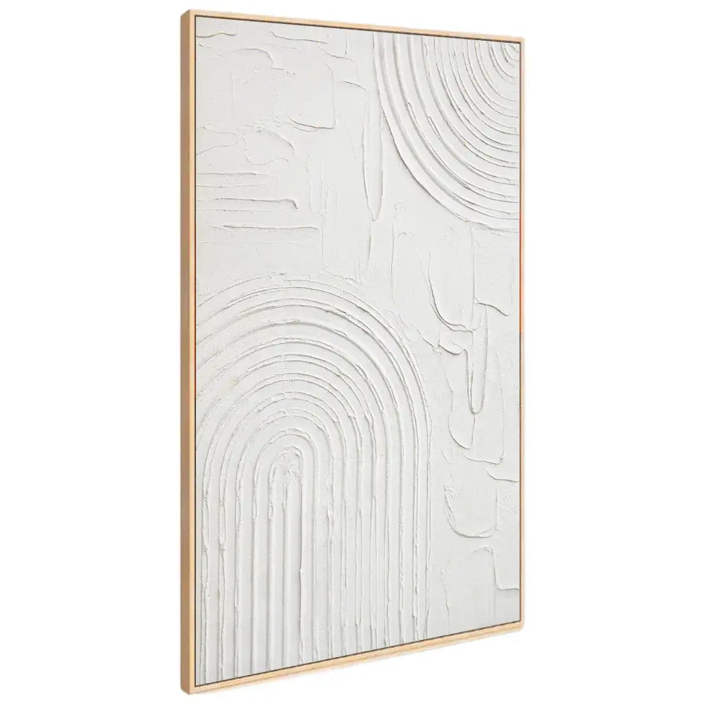 Cuadro en relieve con marco de madera