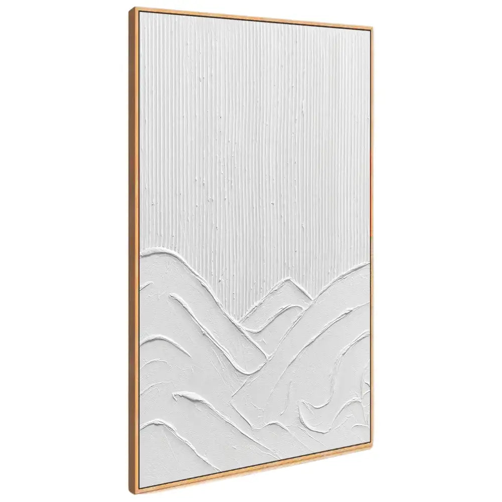 Cuadro en relieve con marco de madera