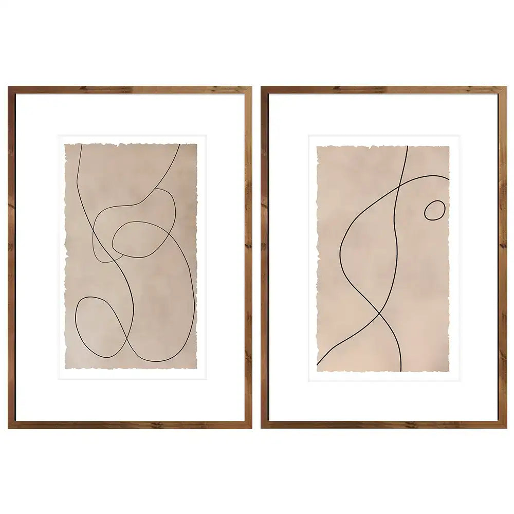 Cuadros minimalistas con paspartú | Lineal