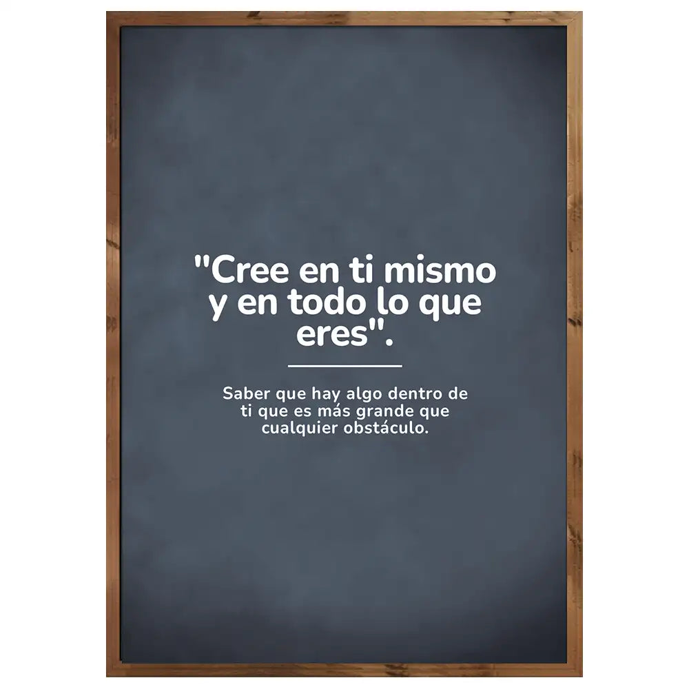 Cuadro personalizado con frase | Minimalista y único