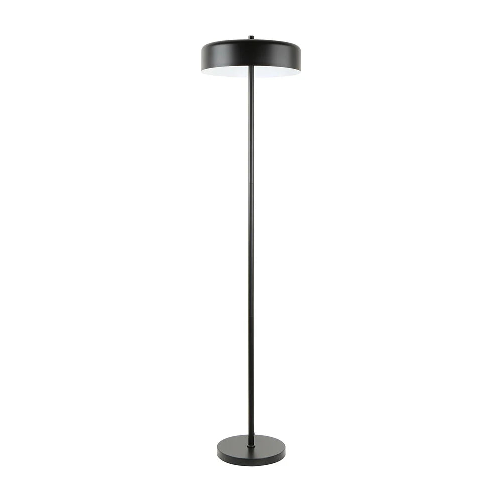 Lámpara de pie negra de 2 luces | Iluminación moderna