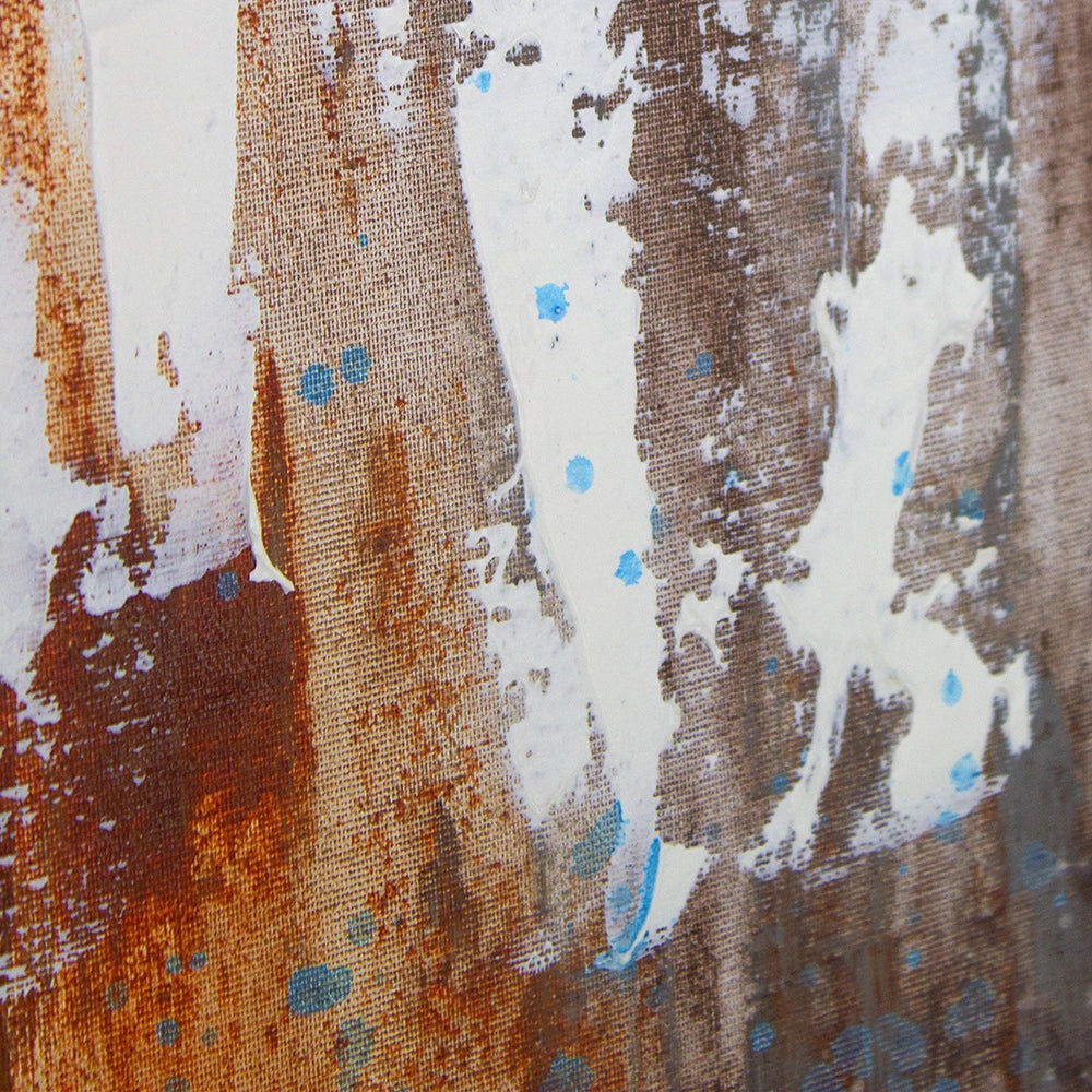 Cuadro moderno abstracto en formato díptico vertical