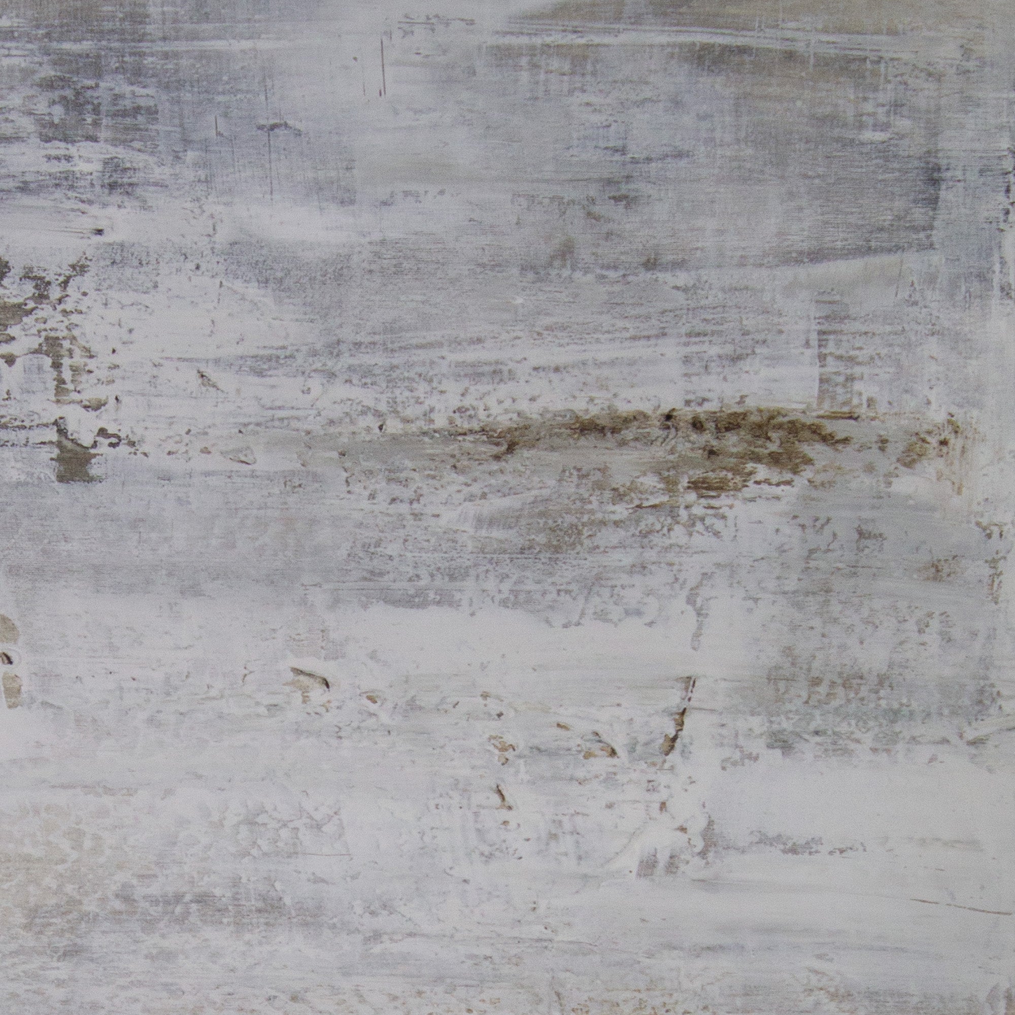 Cuadro pintado a mano moderno con contraste en tonos tierra y verde