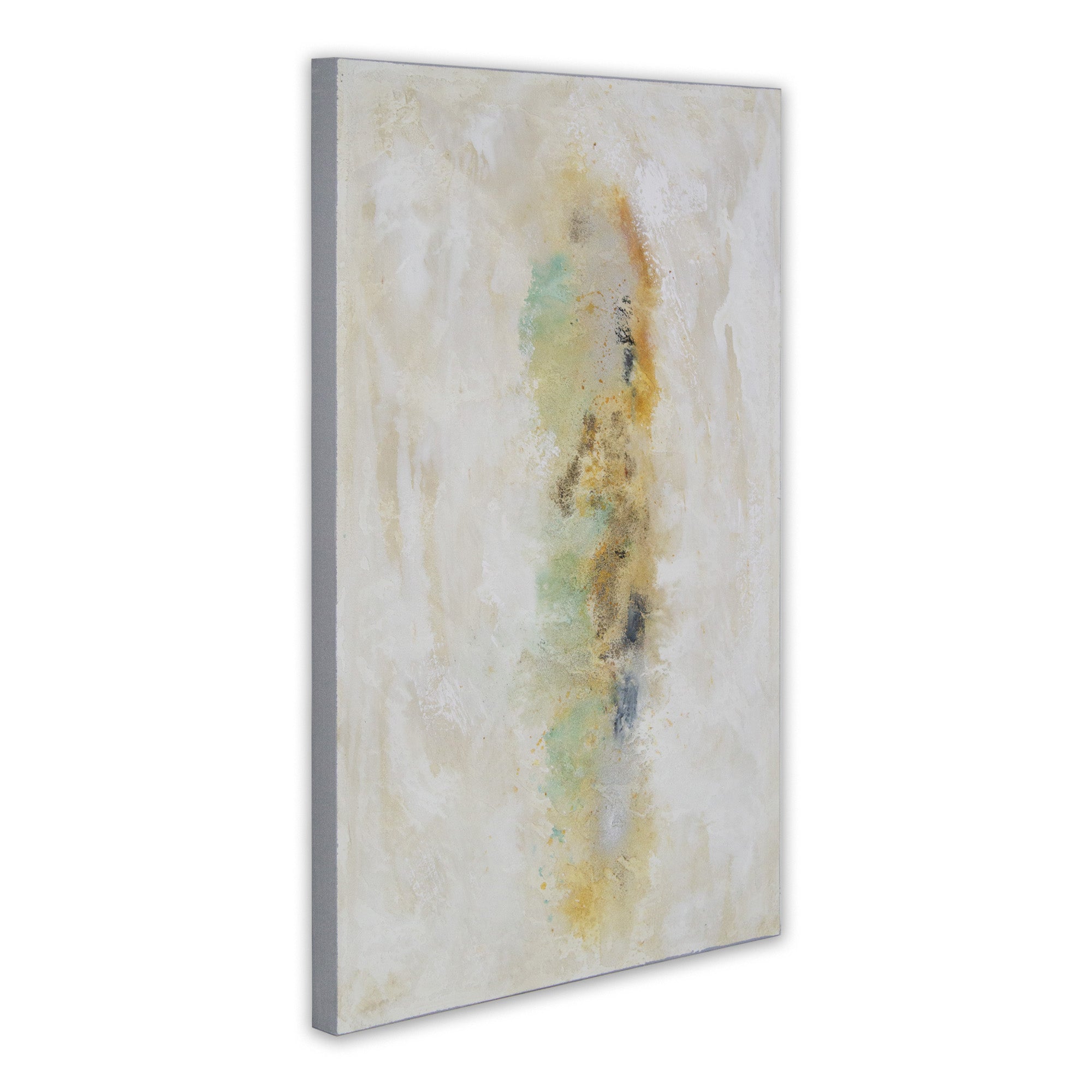 Cuadros acrílicos originales en tonos neutros y texturas suaves