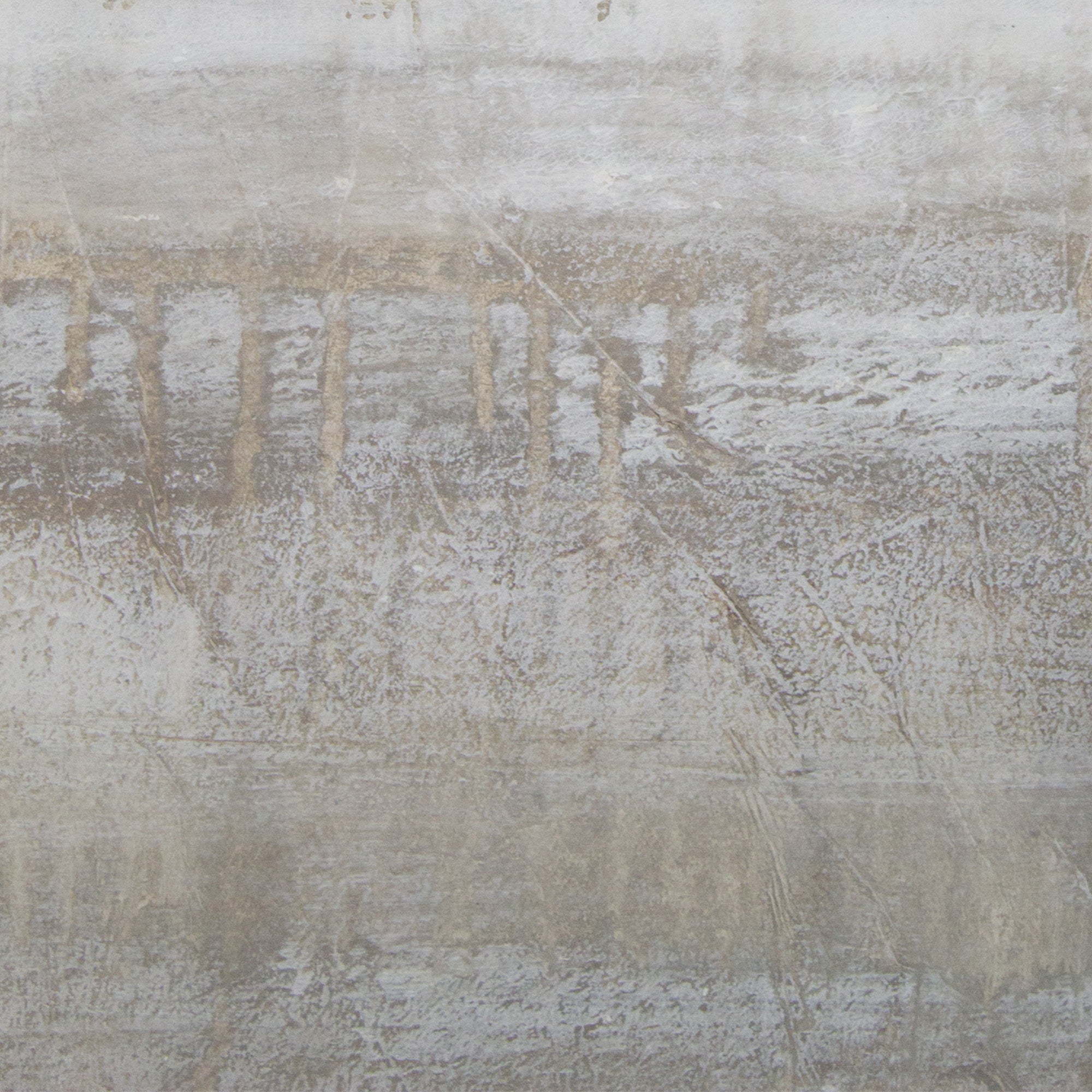 Cuadro pintado a mano en tonos grises con textura neutra