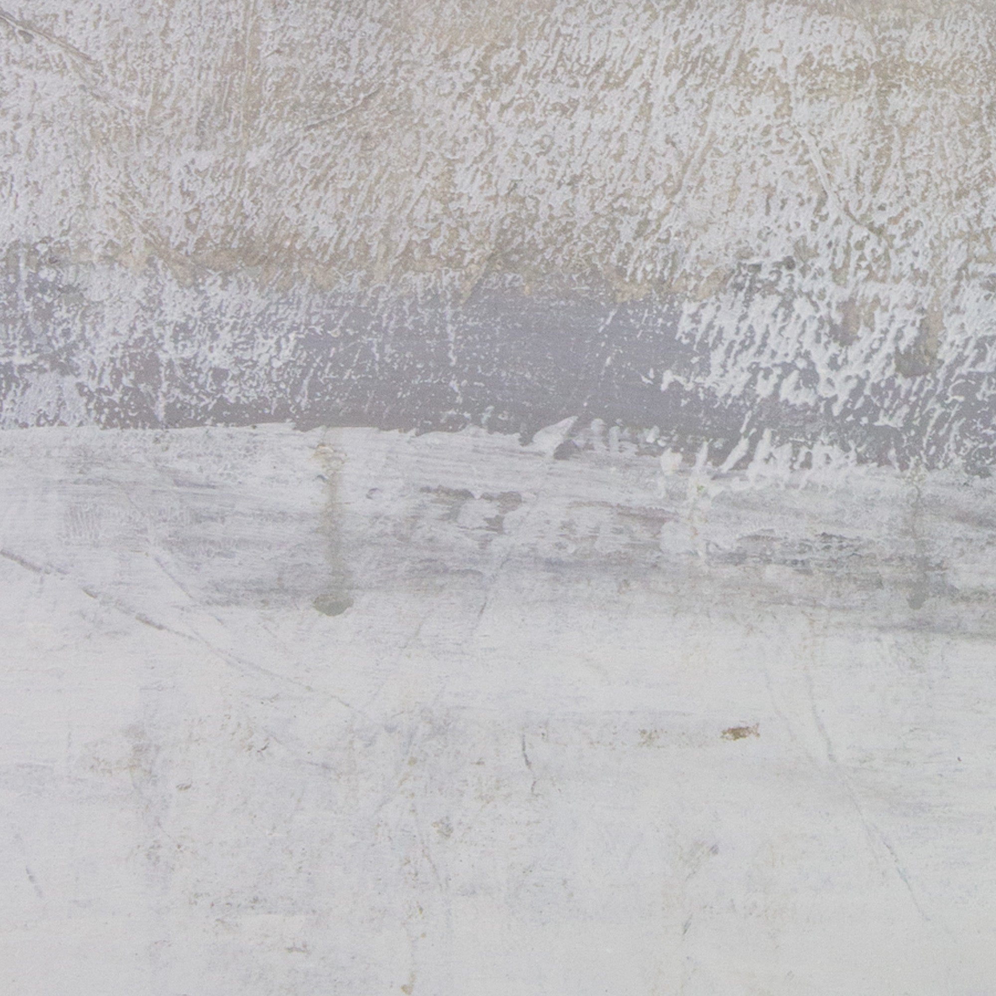 Cuadro pintado a mano en tonos grises con textura neutra