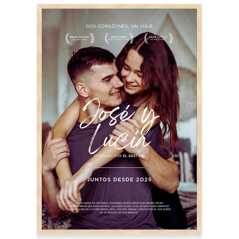 Cuadro personalizado para pareja con foto
