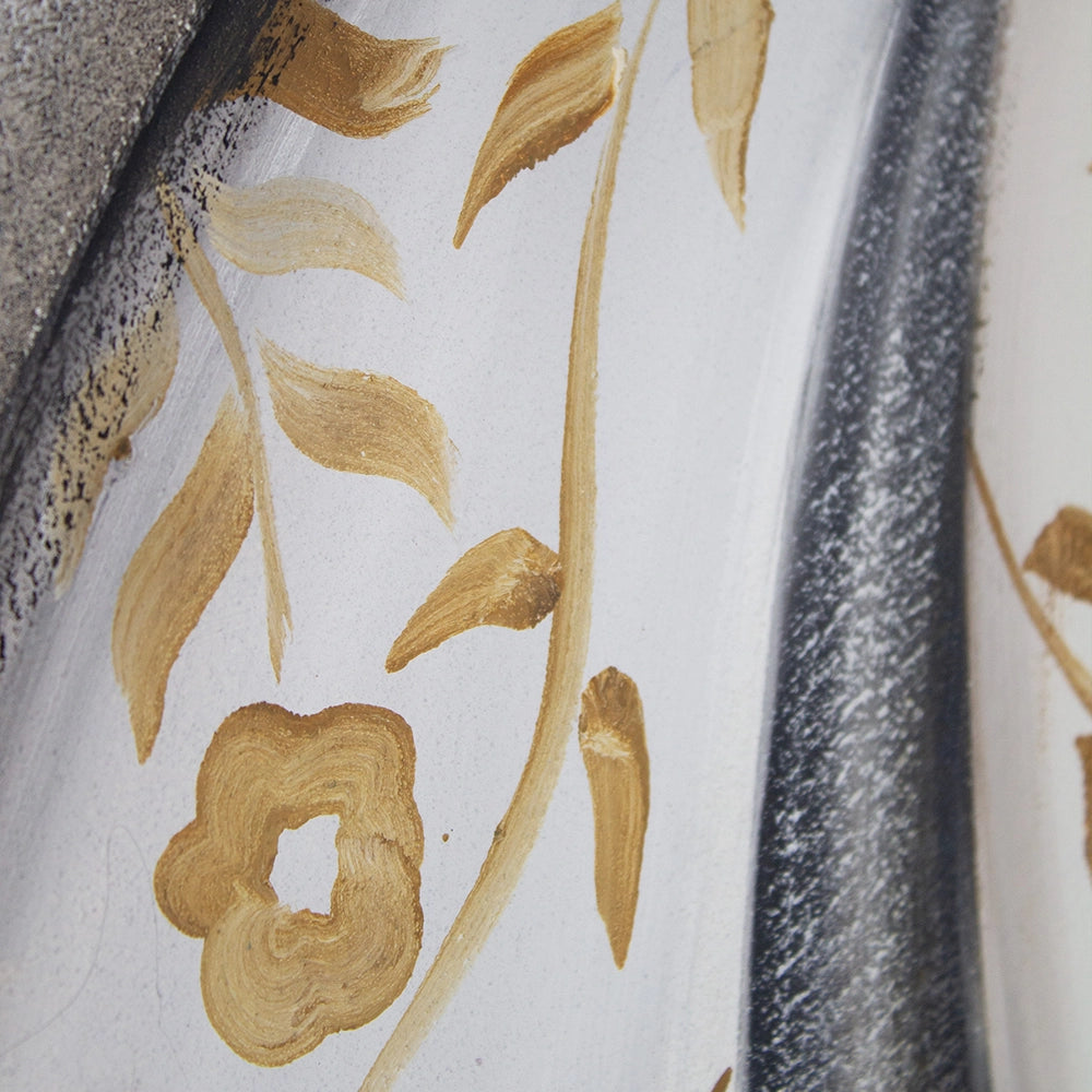 Cuadro de las meninas en tonos neutros y bronce