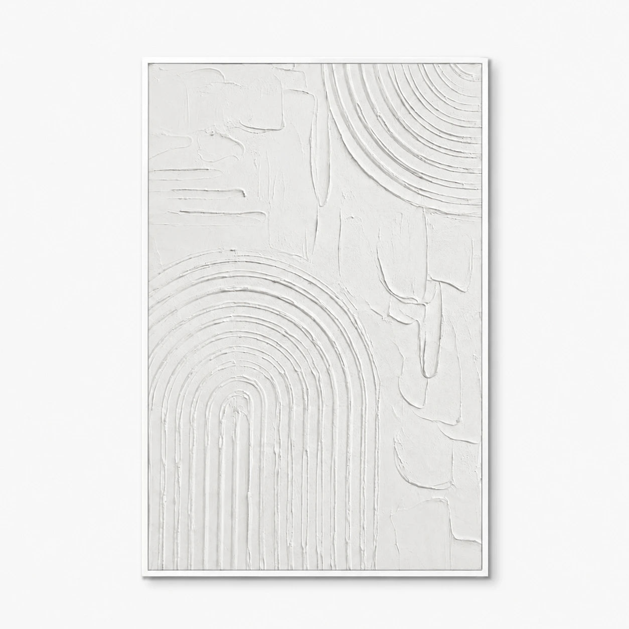 Textura cercana del relieve en cuadros de yeso