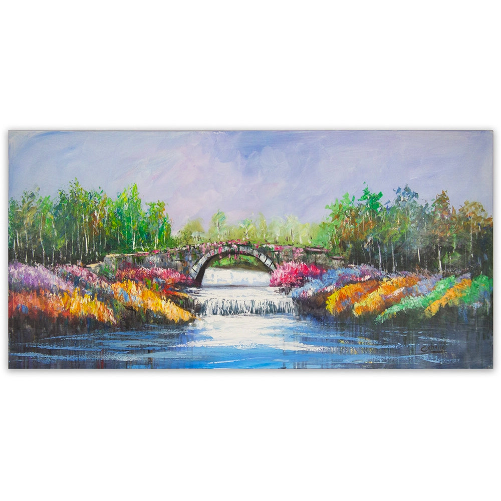 Cuadro de paisaje natural inspirado en la calma del entorno