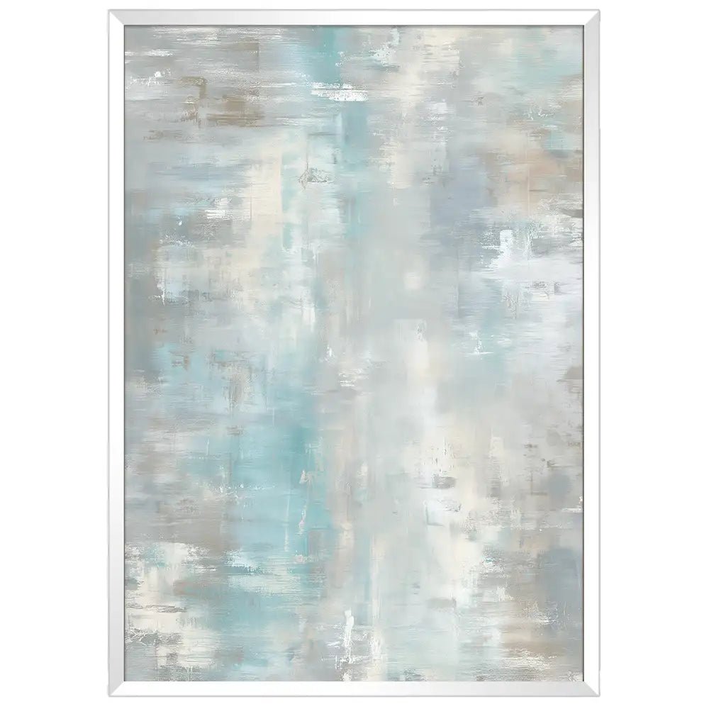 Cuadro abstracto en tonos suaves | Brisa visual y equilibrio - DekoArte