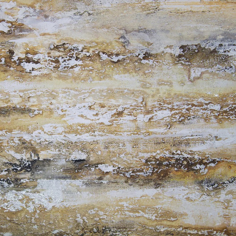 Cuadro abstracto moderno pintado a mano en acrílico - DekoArte