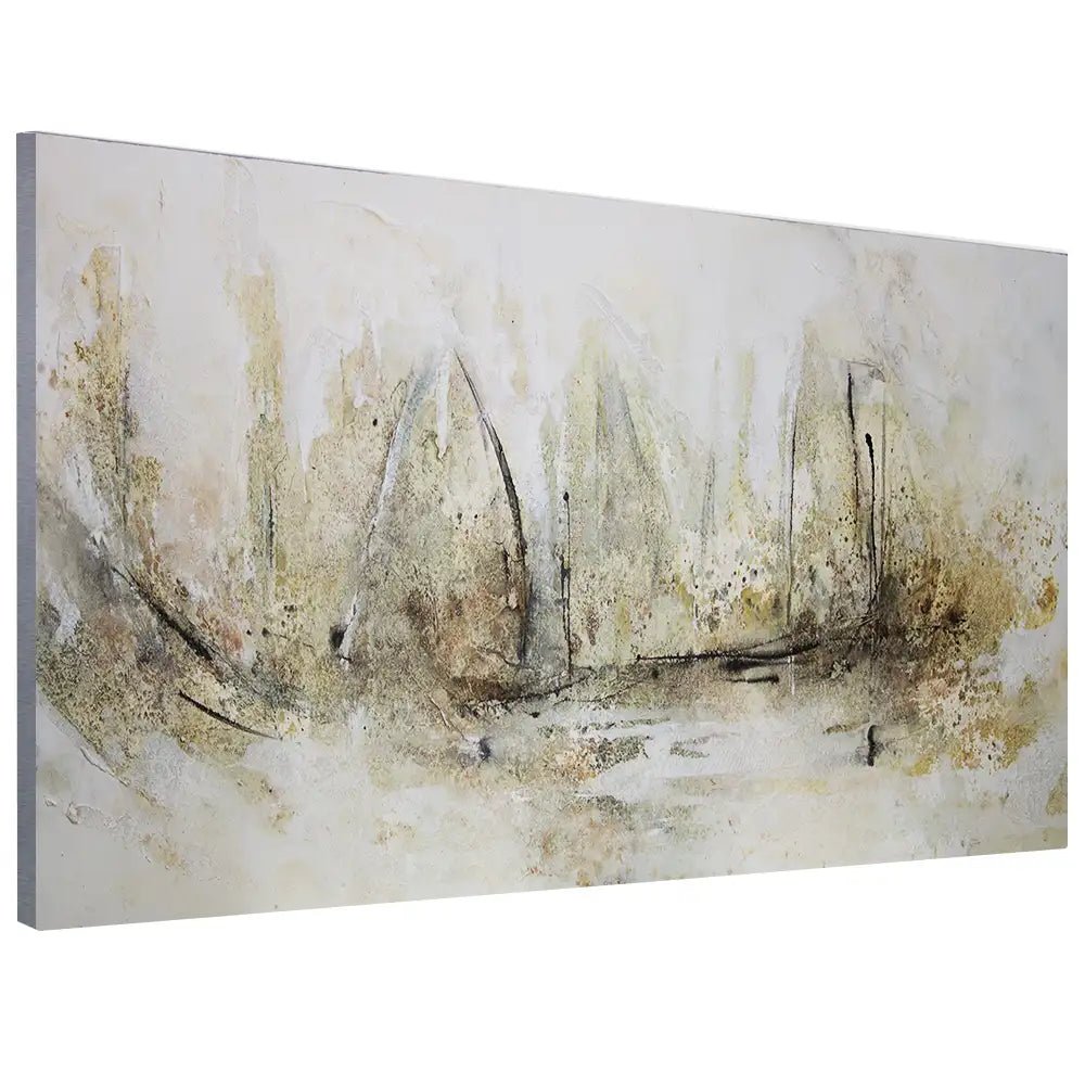 Cuadro abstracto pintado a mano en acrílico | Arte moderno - DekoArte