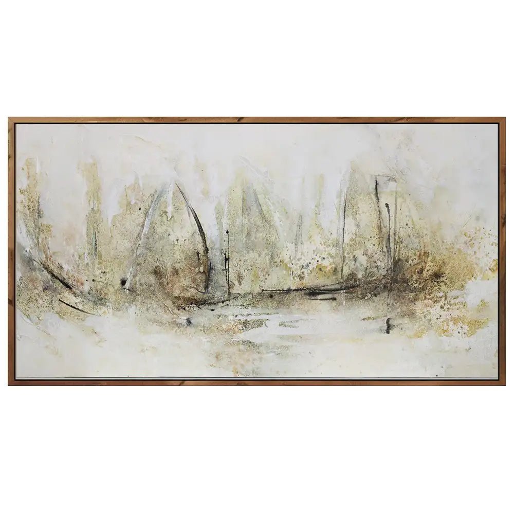 Cuadro abstracto pintado a mano en acrílico | Arte moderno - DekoArte