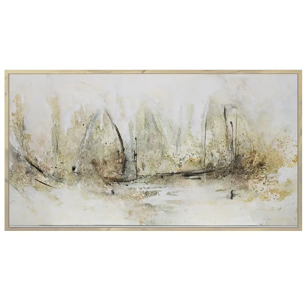 Cuadro abstracto pintado a mano en acrílico | Arte moderno - DekoArte