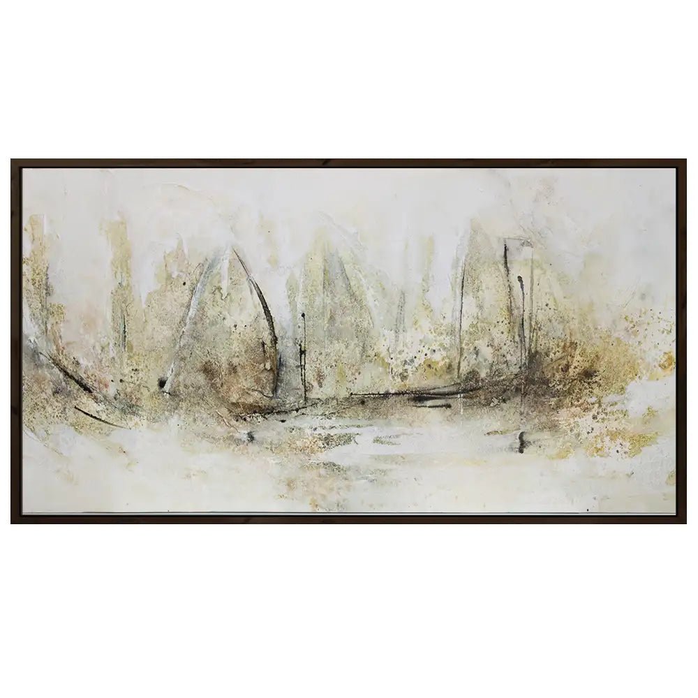 Cuadro abstracto pintado a mano en acrílico | Arte moderno - DekoArte