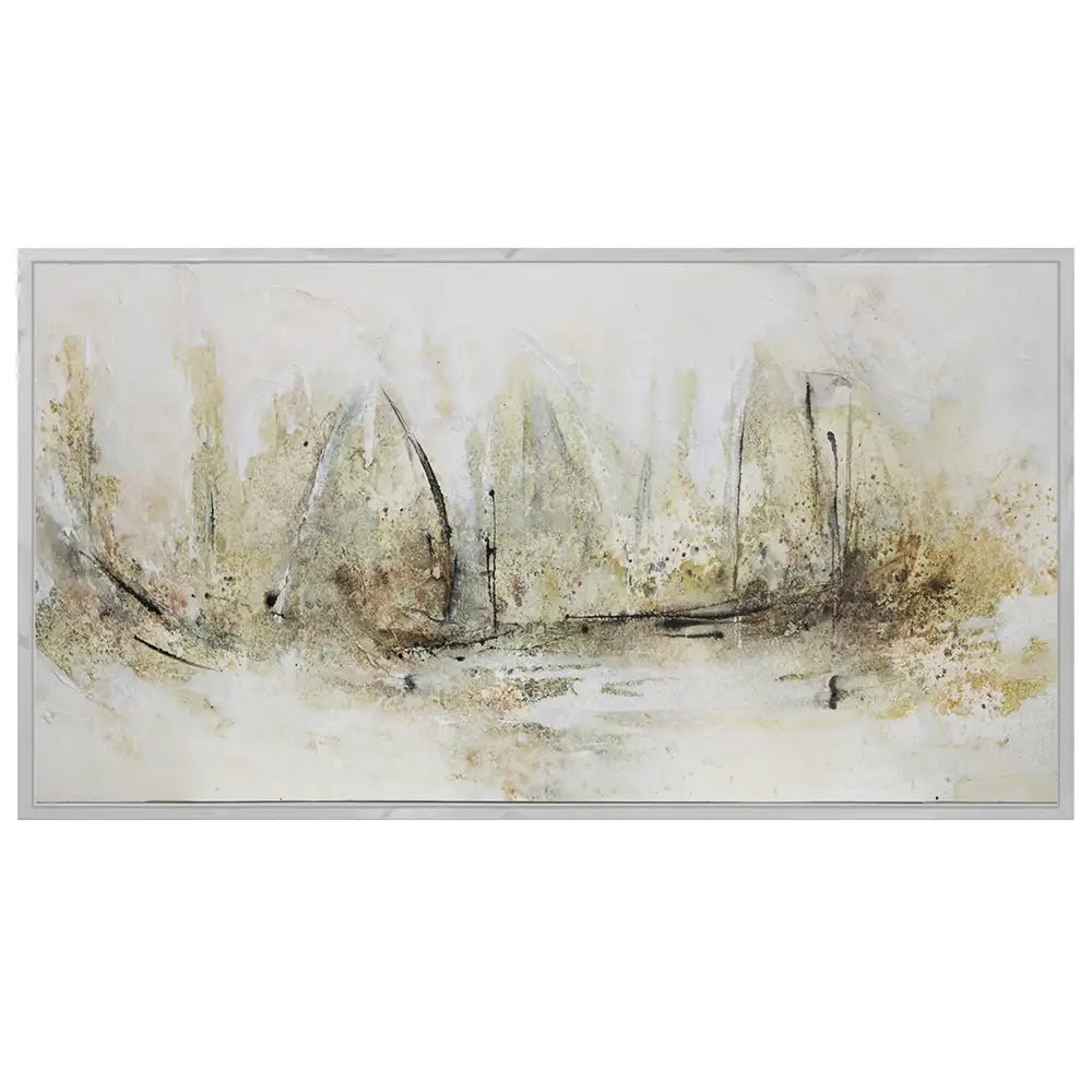 Cuadro abstracto pintado a mano en acrílico | Arte moderno - DekoArte