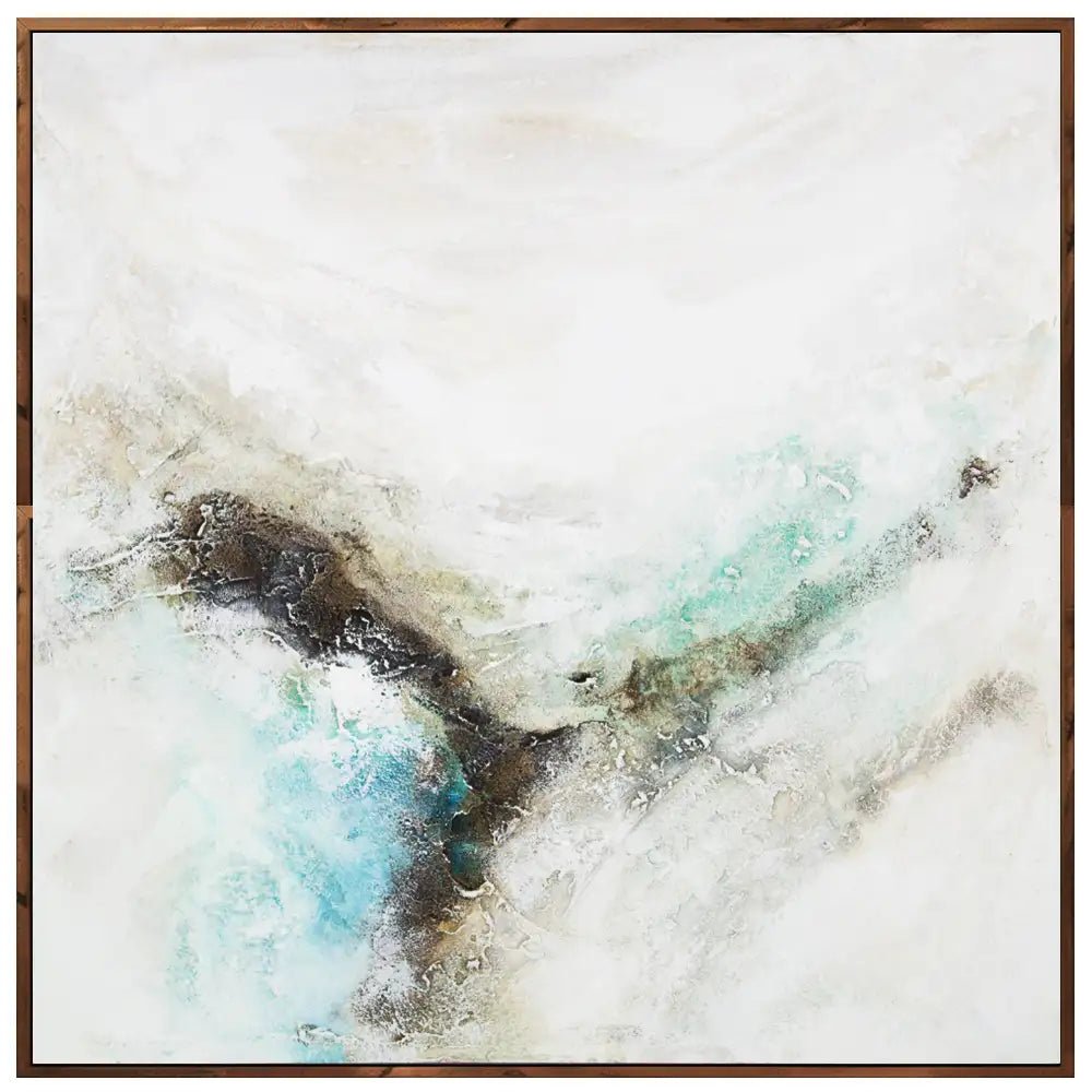 Cuadro acrílico original pintado a mano con textura natural - DekoArte