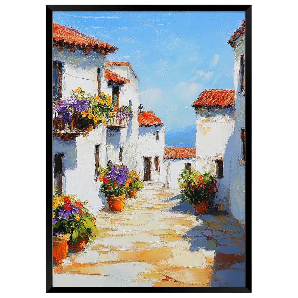 Cuadro andaluz moderno inspirado en cuadros españoles - DekoArte