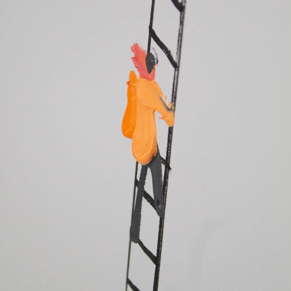 Cuadro arte abstracto pintado a mano en acrílico con figuras - DekoArte