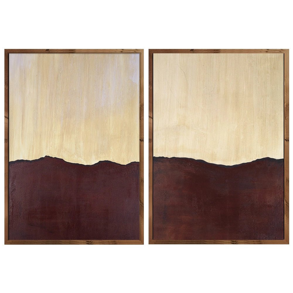 Cuadro con Colores Cálidos | Pintado a mano - DekoArte