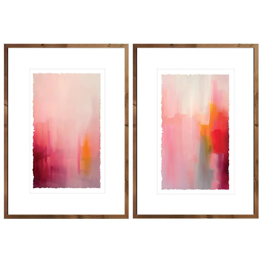 Cuadro con paspartú listo para colgar | Abstracto - DekoArte