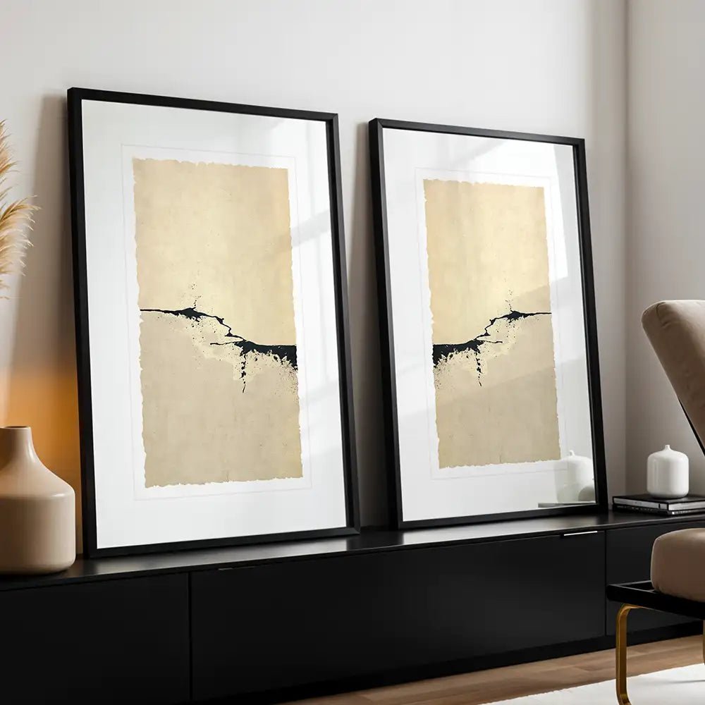 Cuadro con paspartú para salon | Minimalista - DekoArte