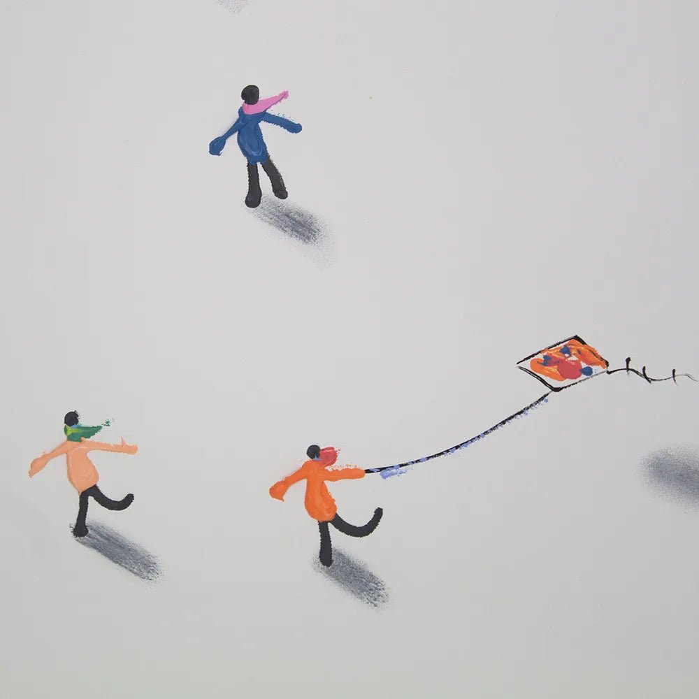 Cuadro con siluetas coloridas | Pintura acrílica con volumen - DekoArte