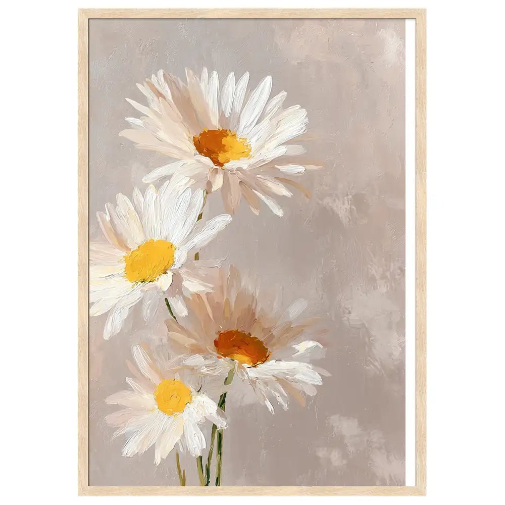 Cuadro de Flores Gigantes | Margaritas - DekoArte