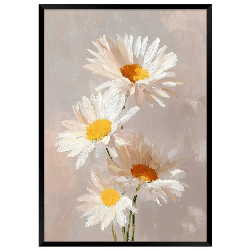 Cuadro de Flores Gigantes | Margaritas - DekoArte