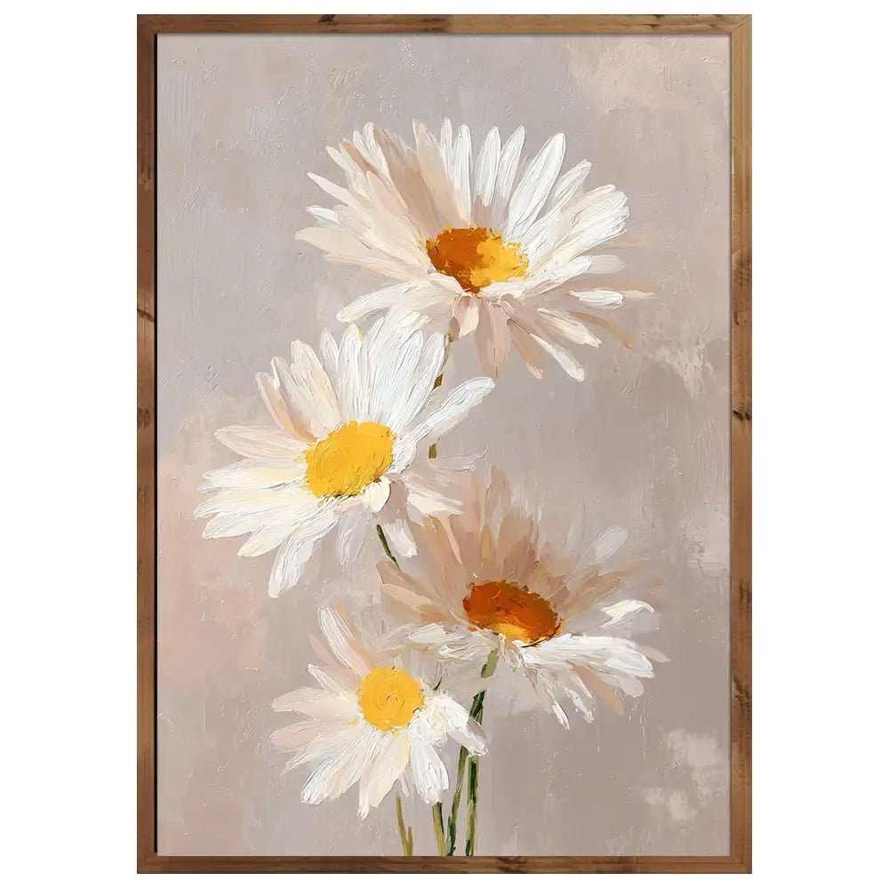 Cuadro de Flores Gigantes | Margaritas - DekoArte