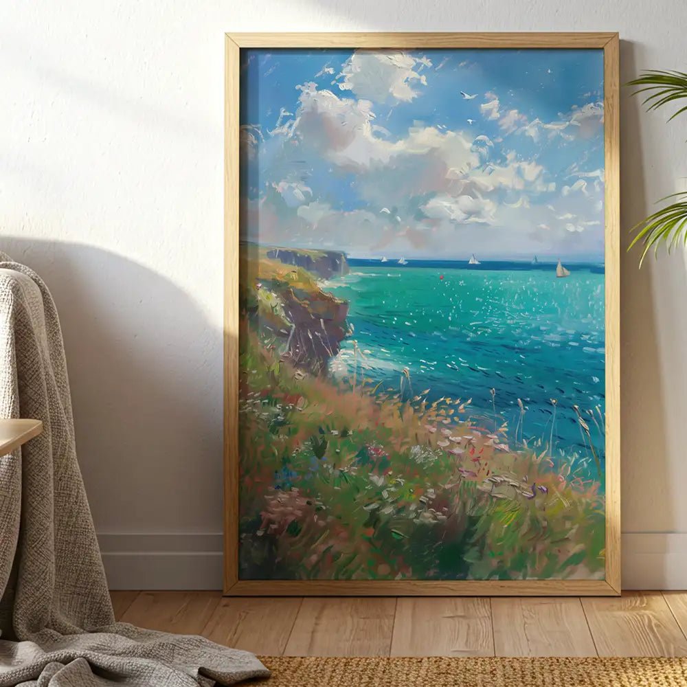 Cuadro de paisaje marino basado en cuadros famosos - DekoArte