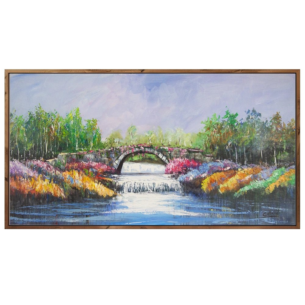 Cuadro de paisaje natural inspirado en la calma del entorno - DekoArte