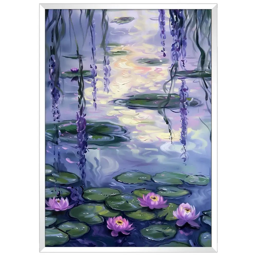 Cuadro decorativo con lirios inspirado en cuadros famosos - DekoArte