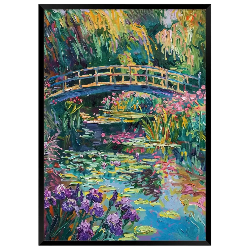 Cuadro famoso de jardín inspirado en cuadros clásicos - DekoArte