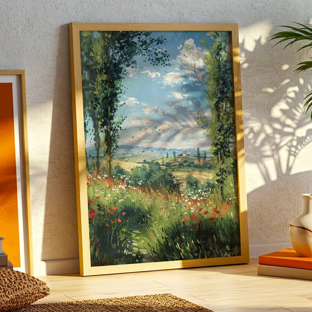 Cuadro inspirado en obras de arte famosas al aire libre - DekoArte