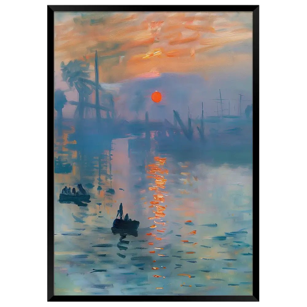 Cuadro inspirado en obras de arte famosas del impresionismo - DekoArte