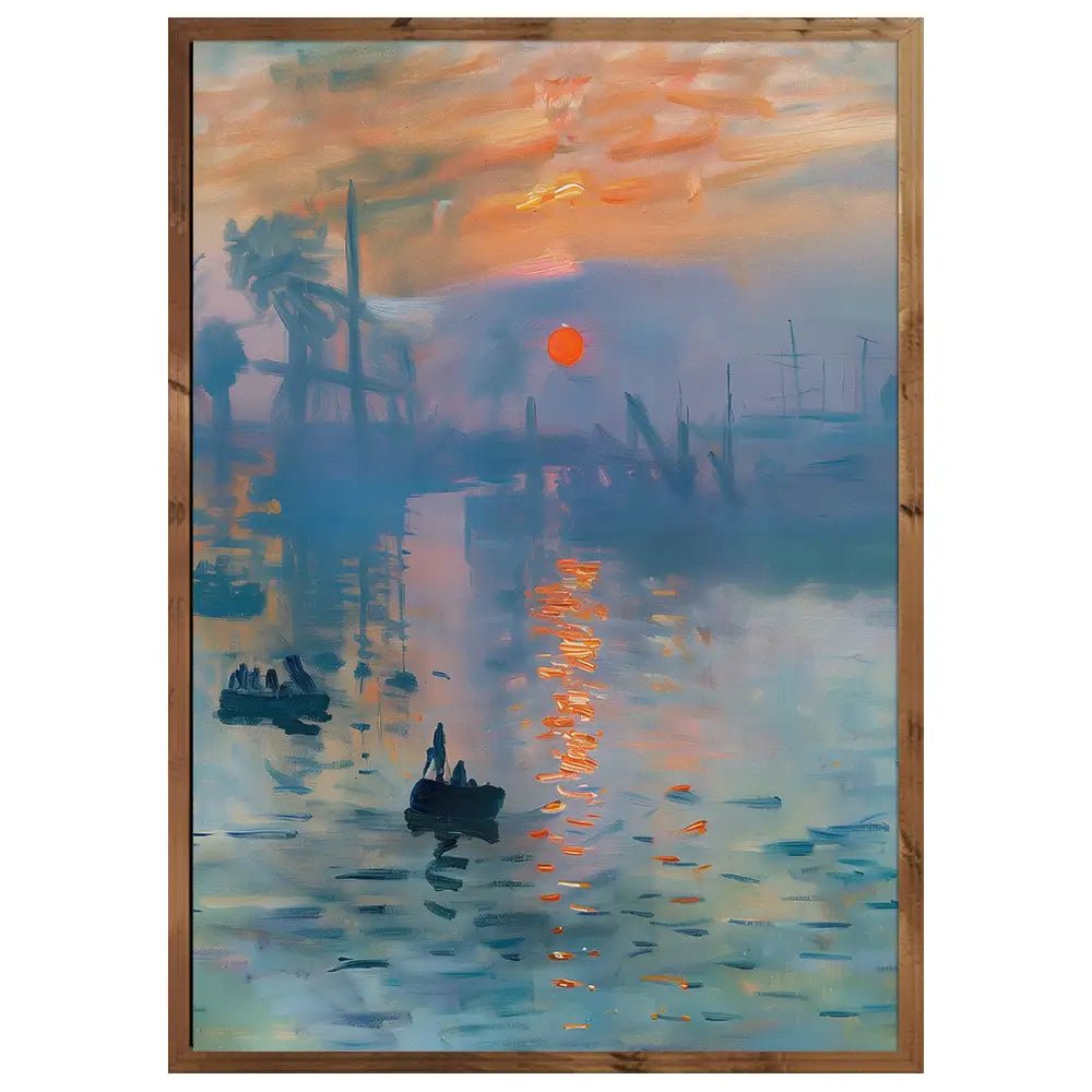 Cuadro inspirado en obras de arte famosas del impresionismo - DekoArte
