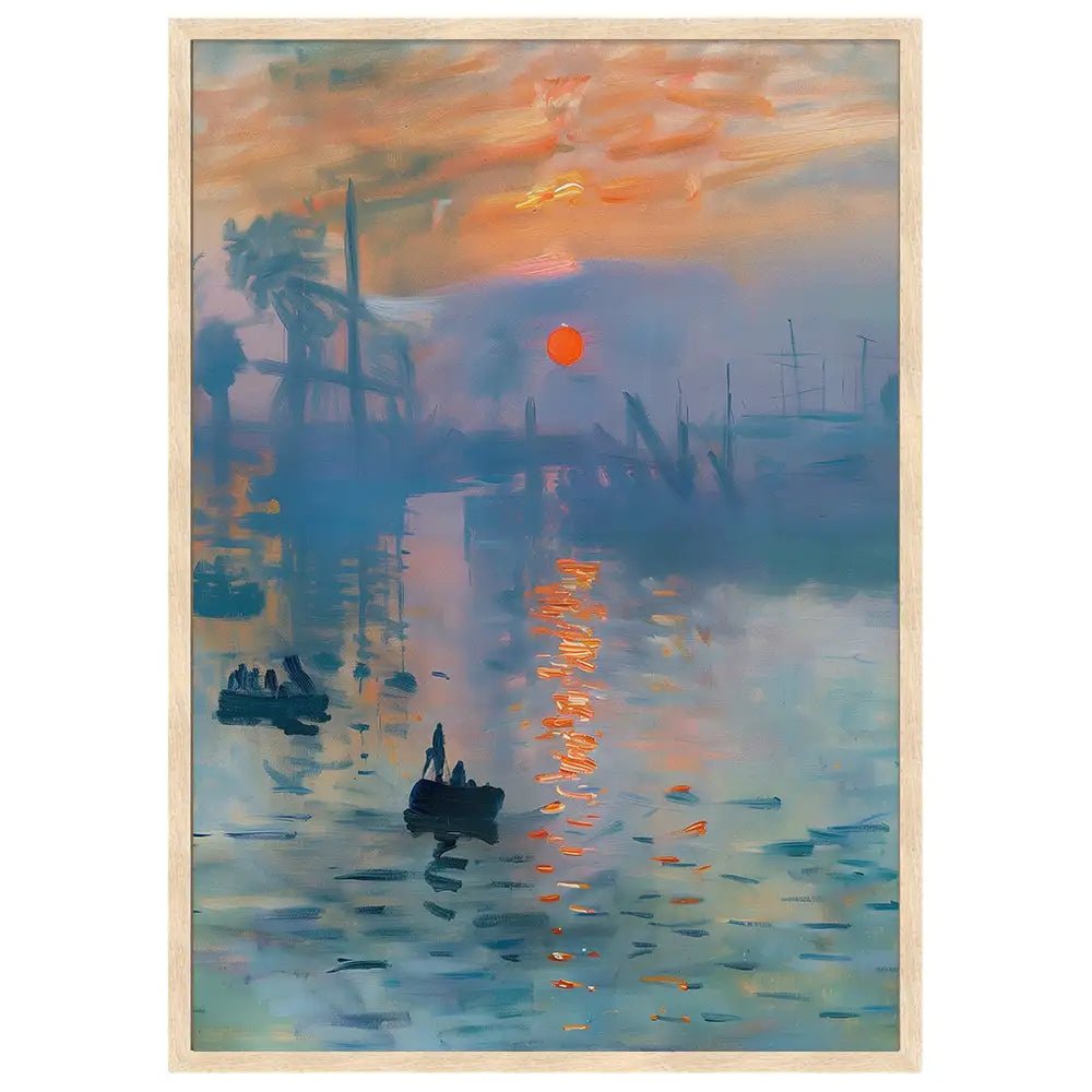 Cuadro inspirado en obras de arte famosas del impresionismo - DekoArte