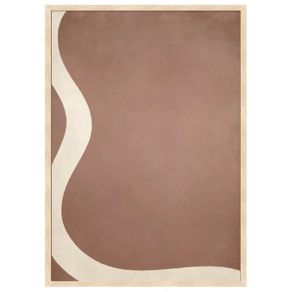 Cuadro minimalista nórdico | Líneas curvas - DekoArte