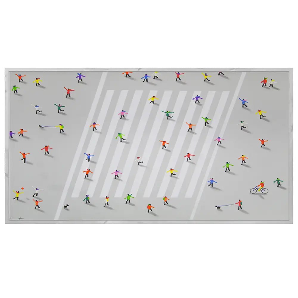 Cuadro persona en movimiento | Pintura abstracta y moderna - DekoArte