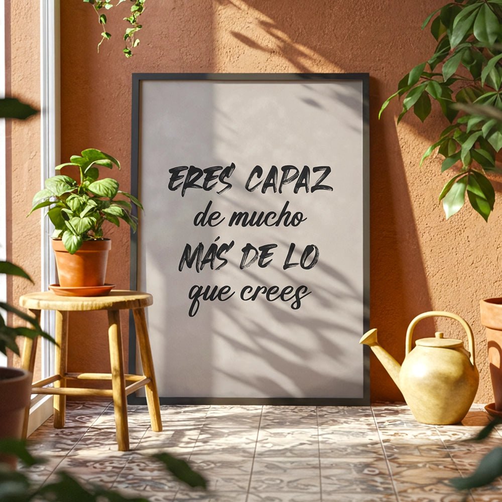 Cuadro personalizado con frase | Minimalista y único - DekoArte