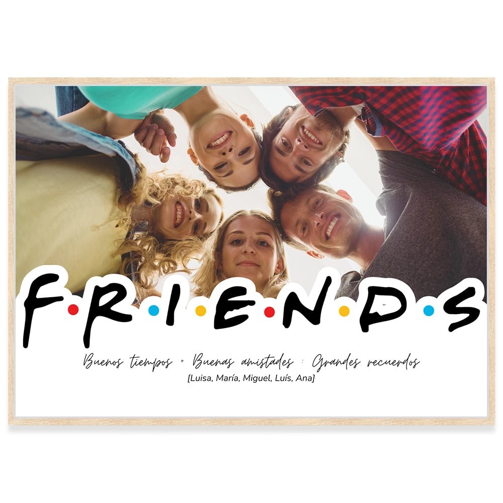 Cuadro personalizado para grupos de amigos - DekoArte
