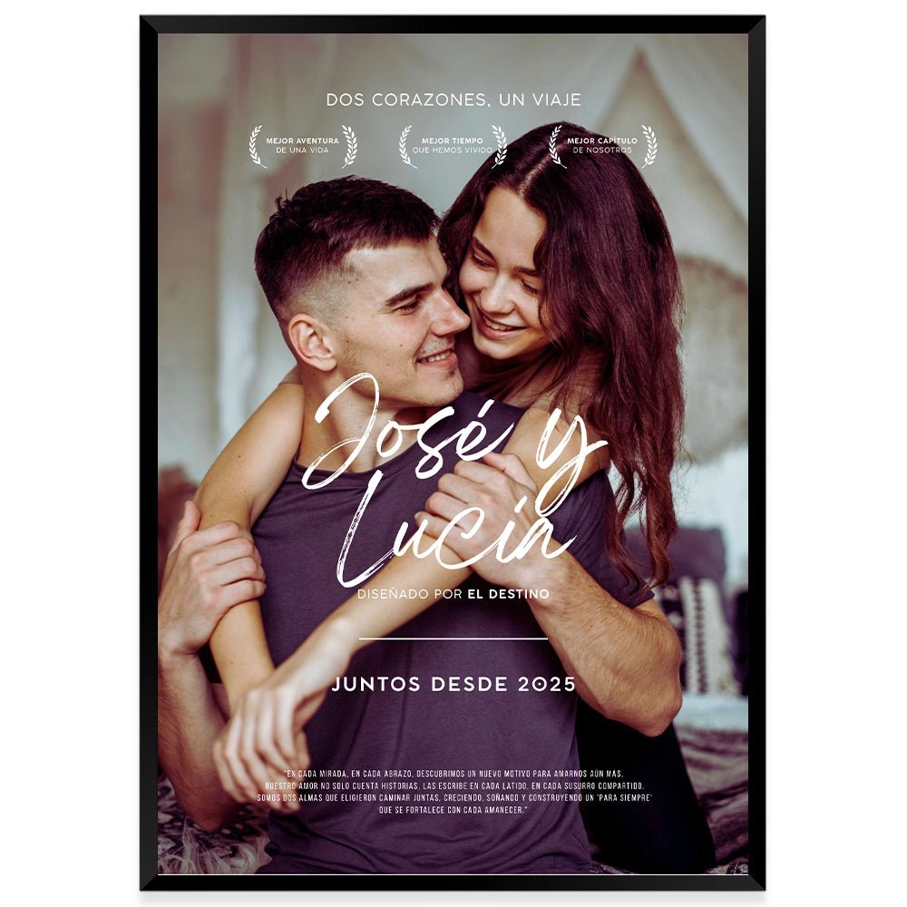 Cuadro personalizado para pareja con foto - DekoArte