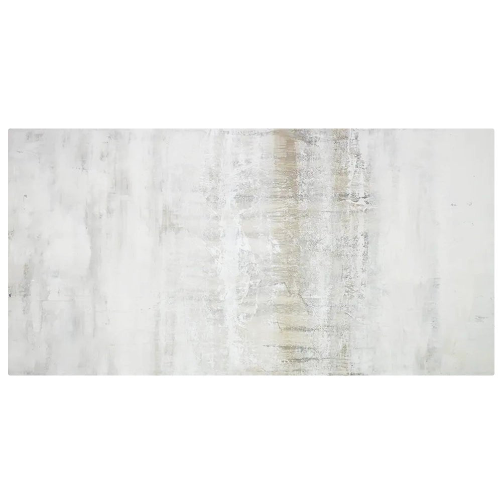 Cuadro pintado a mano en tonos grises con textura neutra - DekoArte