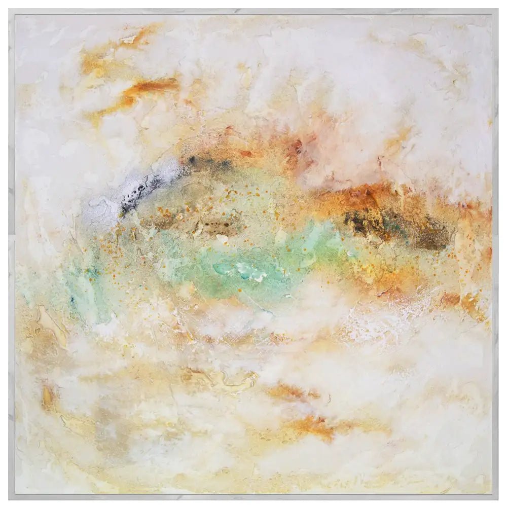 Cuadros acrílicos originales en tonos neutros y texturas suaves - DekoArte