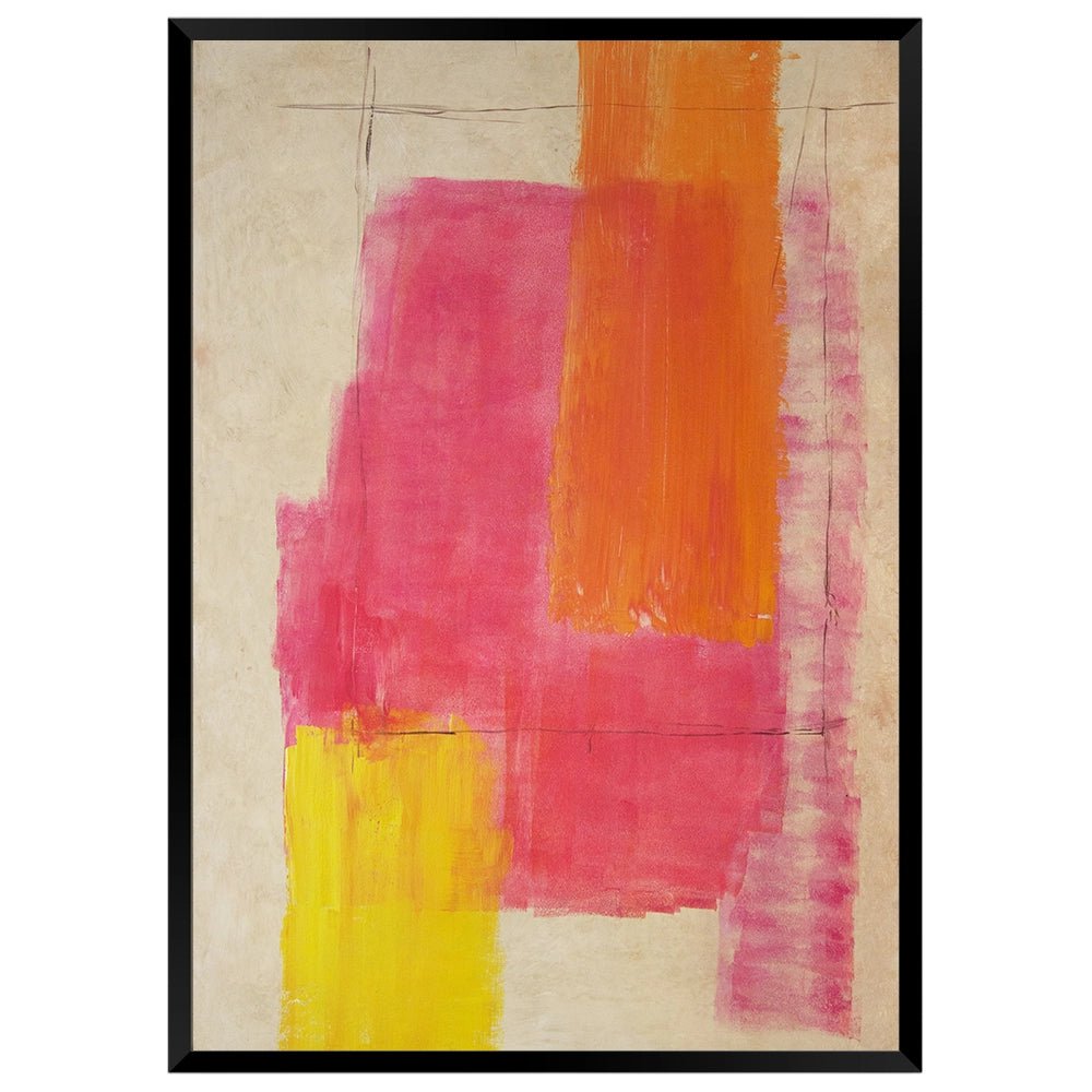 Cuadros alegres abstractos | Pintado a mano - DekoArte