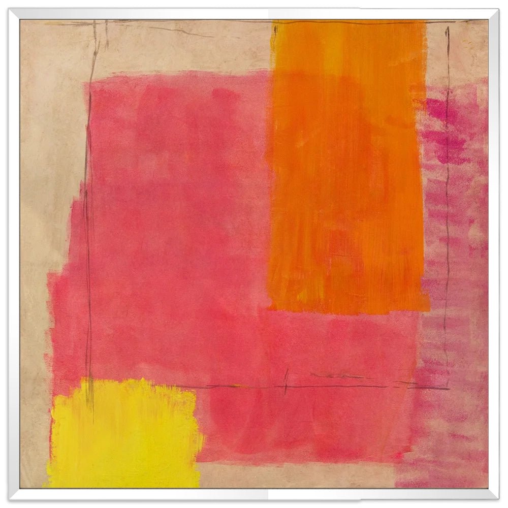 Cuadros alegres abstractos | Pintado a mano - DekoArte