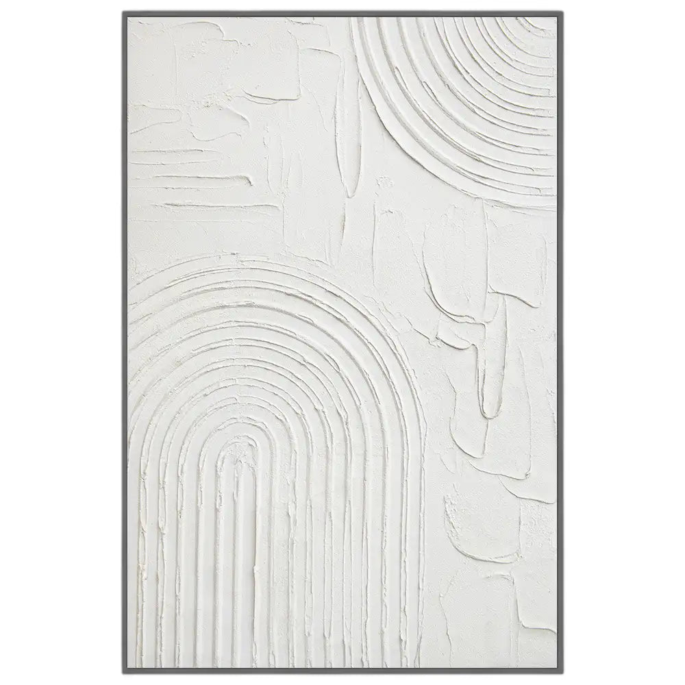 Cuadros blancos con relieve | Arcos - DekoArte