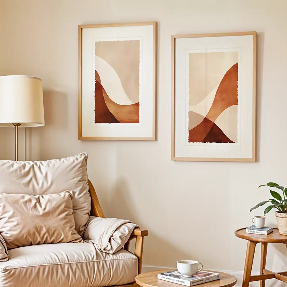 Cuadros con paspartú | Arte lineal - DekoArte